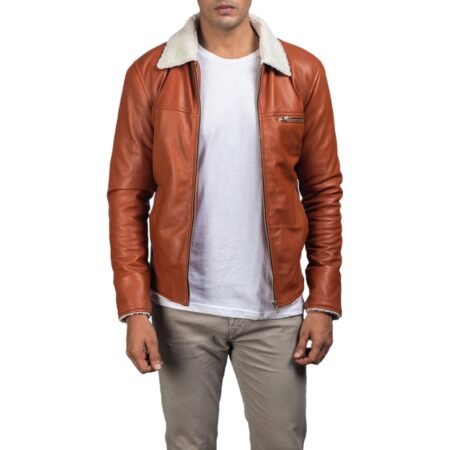 Dan Frost Tan Shearling Jacket