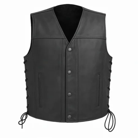 Raventhorn - Men's Motorcycle Western Style Leather Vest