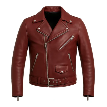 Bronco Blaze Men's Motorcycle Leather Jacket