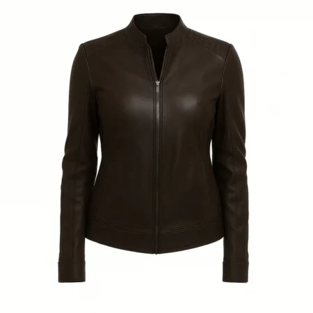 Viva Vegan by Beverly women's Leather Perforated Jacket