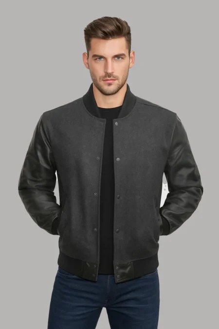 Vox Men's Varsity Bomber Jacket – Classic College Style