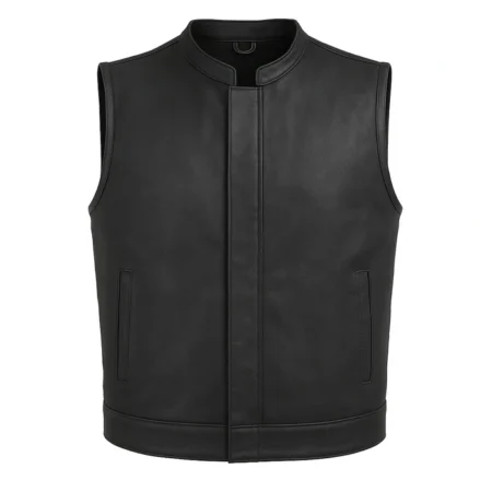 Darkhaven Men's Moto Club Leather Vest