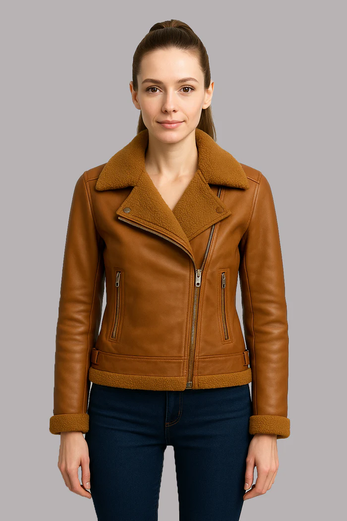 Chelsea Women's Leather Jacket - Image 4