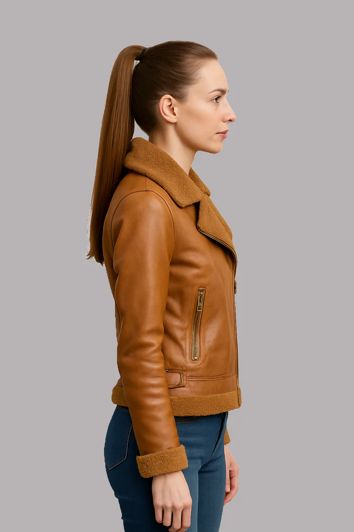 Chelsea Women's Leather Jacket - Image 5