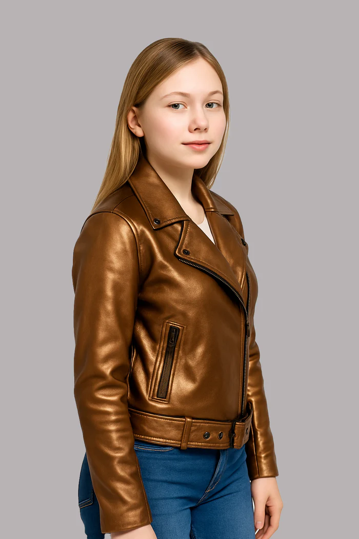 Hazelwyn Luxe Women's Lambskin Leather Jacket - Image 6