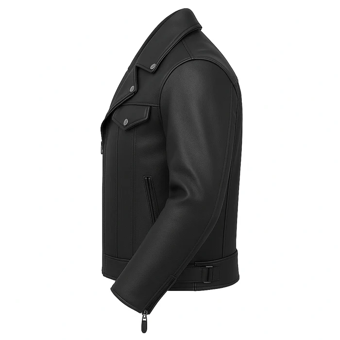 Rider's Creed Men's Motorcycle Leather Jacket - Image 3
