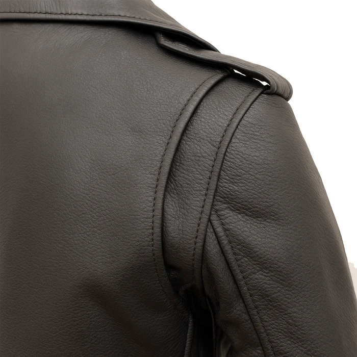 Mini Little Rebel Rider Kids Leather Biker Jacket - Image 4