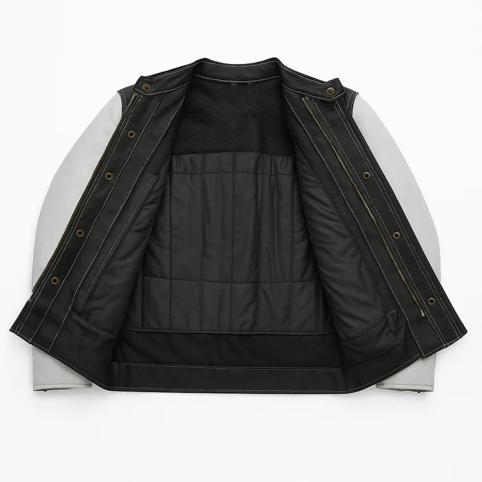 Inferno Edge Men's Moto Leather Jacket - Image 12