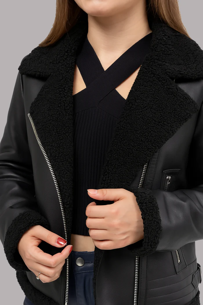 Chelsea Women's Leather Jacket - Image 12