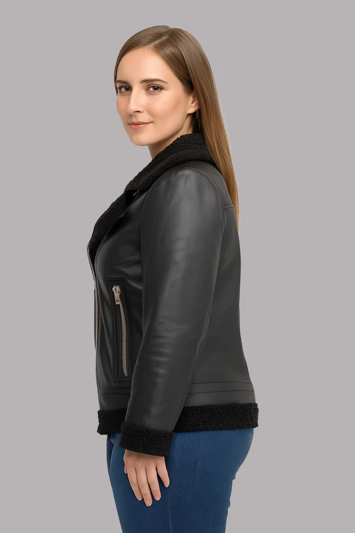Chelsea Women's Leather Jacket - Image 13