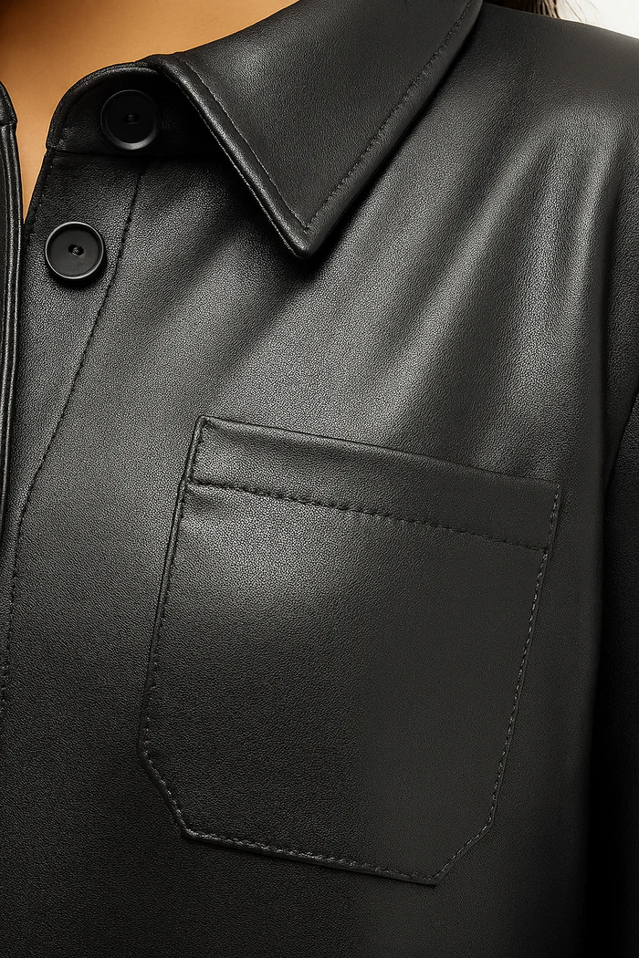 Janessa Luxe Women's Fashion Leather Jacket - Image 6