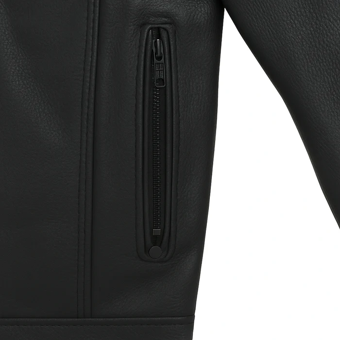 Rider's Creed Men's Motorcycle Leather Jacket - Image 5