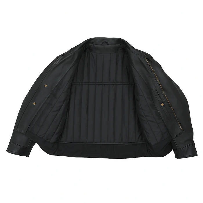 Rider's Creed Men's Motorcycle Leather Jacket - Image 7