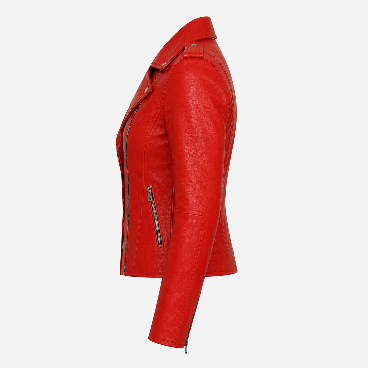 Nova Heritage Women's Vintage Moto Leather Jacket - Image 7