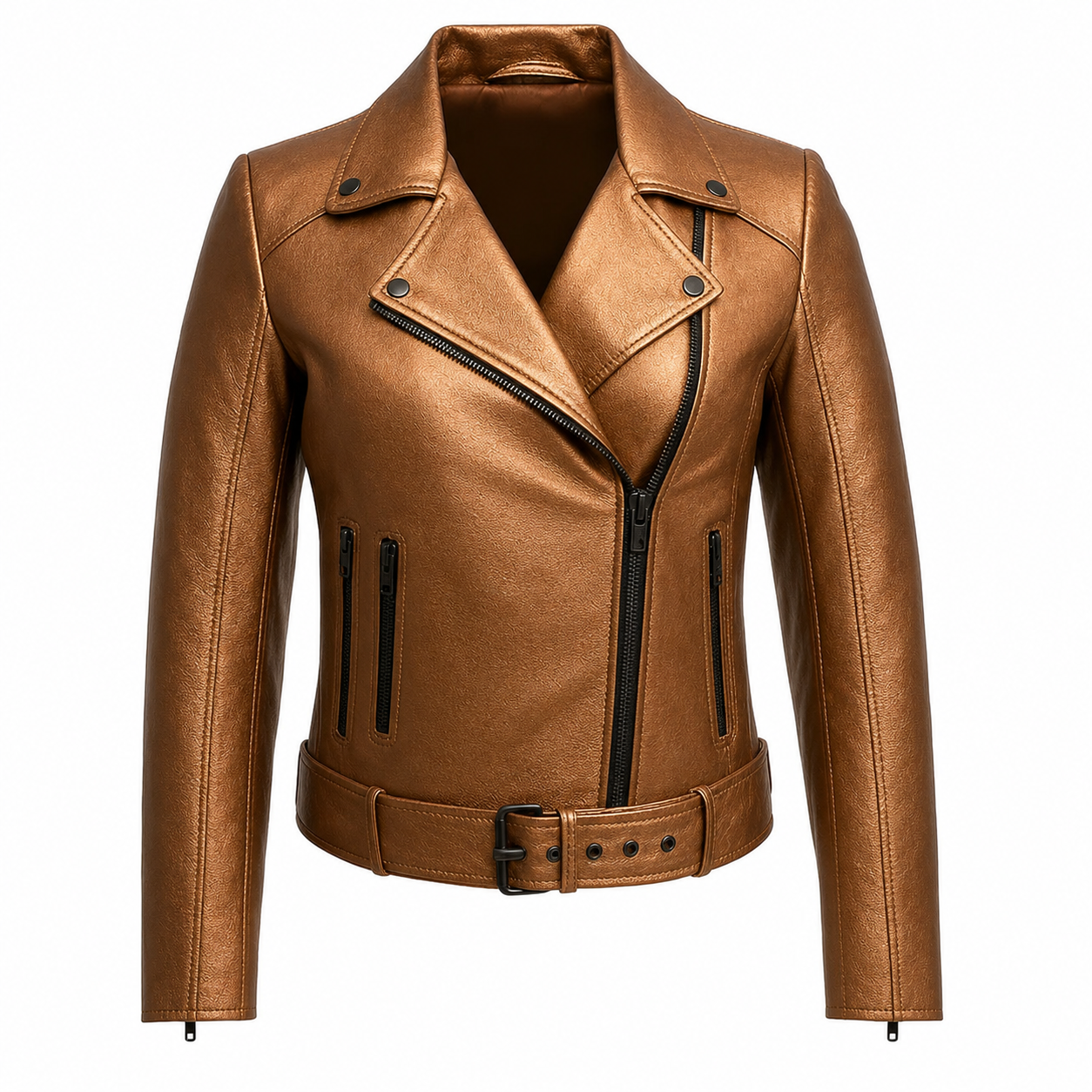 Hazelwyn Luxe Women's Lambskin Leather Jacket