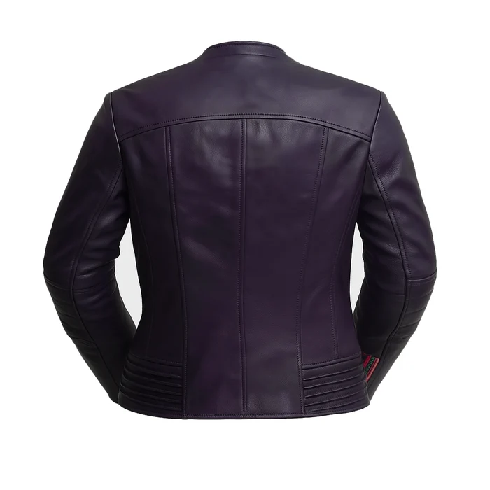 Blaire Burn Women's Fashion Leather Jacket - Image 3