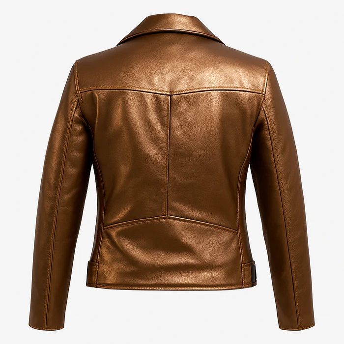 Hazelwyn Luxe Women's Lambskin Leather Jacket - Image 2