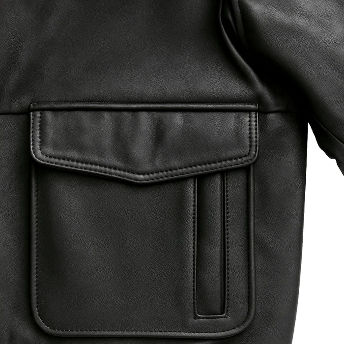 StormCruze Men's Leather Jacket - Image 8