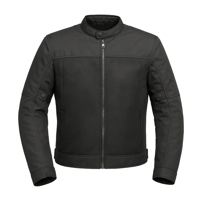 Velocity Black Men's Motorcycle Textile Jacket