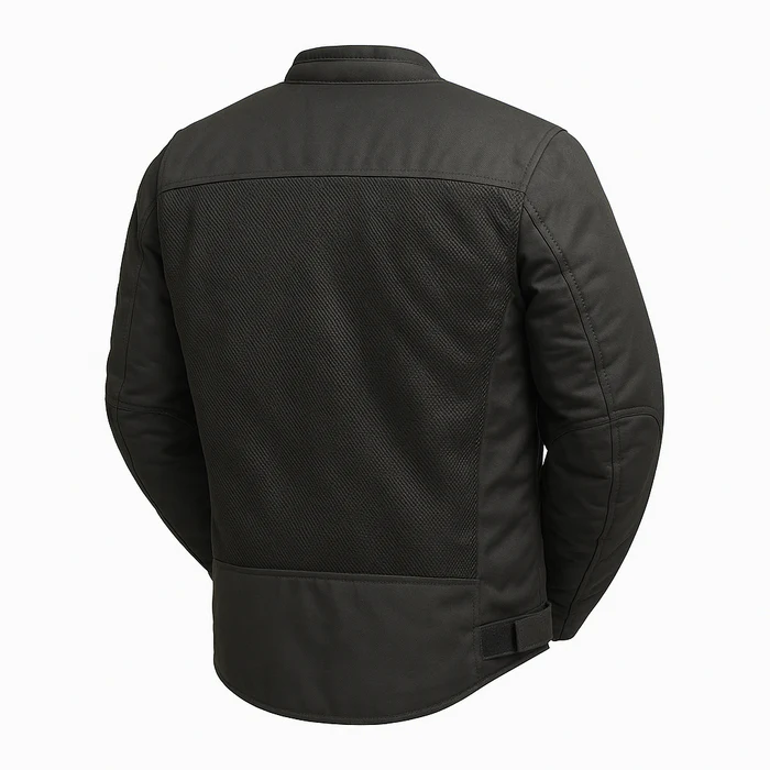Velocity Black Men's Motorcycle Textile Jacket - Image 2