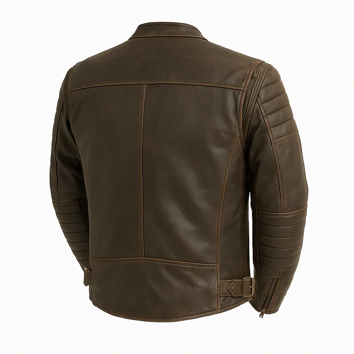 Steelcore Men's Motorcycle leather jacket - Image 2