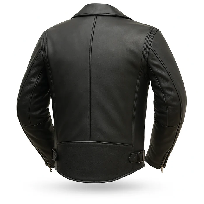 Roadburn Men's Motorcycle Leather Jacket - Image 2