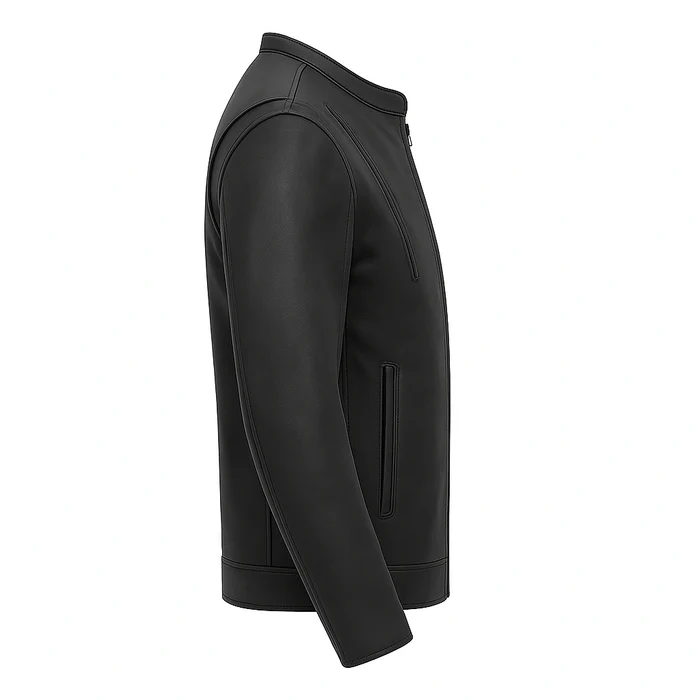 Nightshade Edge Men's Motorcycle Leather Jacket - Image 3