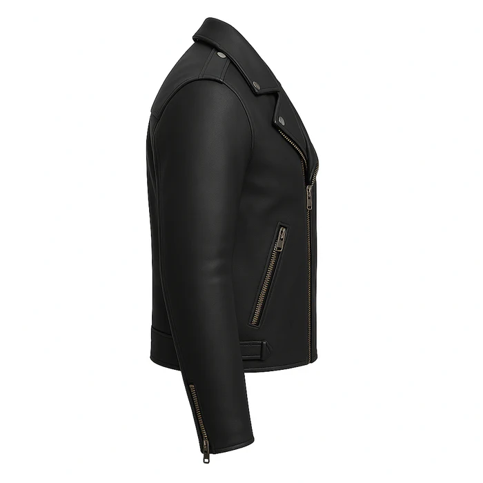 Roadburn Men's Motorcycle Leather Jacket - Image 3
