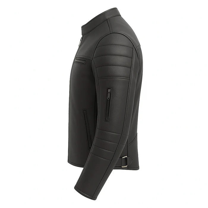 Steelcore Men's Motorcycle leather jacket - Image 11