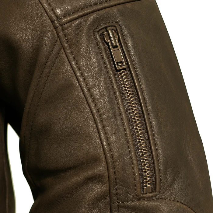 Steelcore Men's Motorcycle leather jacket - Image 3