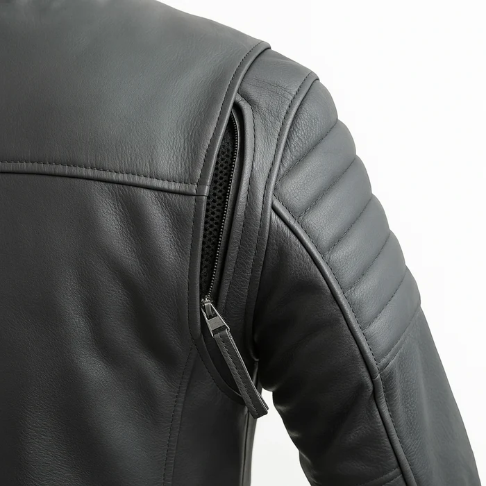 Steelcore Men's Motorcycle leather jacket - Image 12