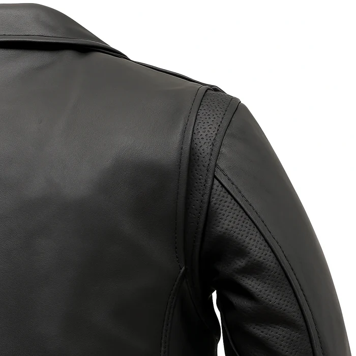 Roadburn Men's Motorcycle Leather Jacket - Image 4