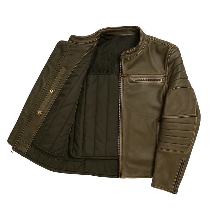 Steelcore Men's Motorcycle leather jacket - Image 5