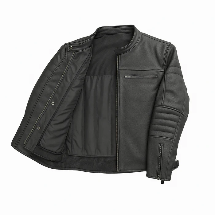 Steelcore Men's Motorcycle leather jacket - Image 13