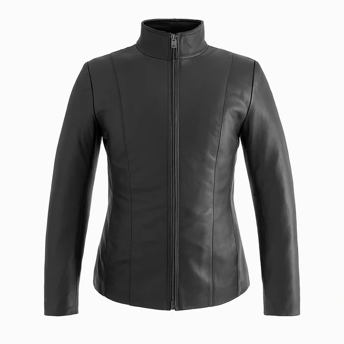 Flint Women's Fashion Leather Jacket - Image 7
