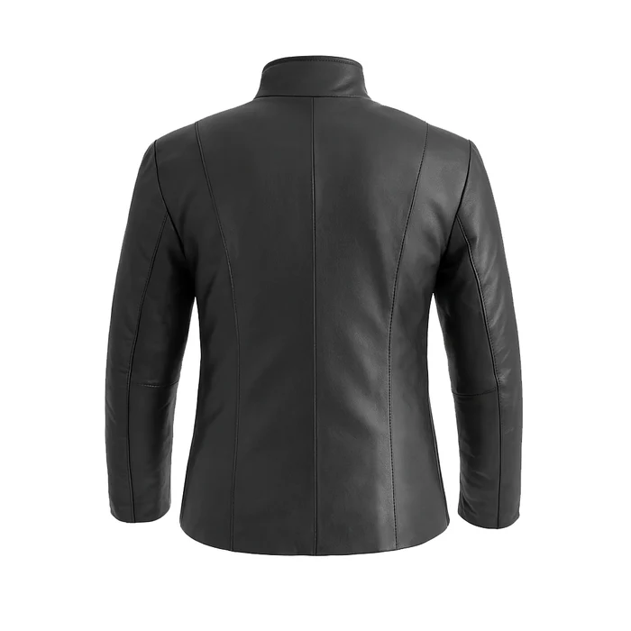 Flint Women's Fashion Leather Jacket - Image 9