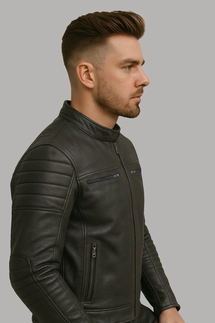 Steelcore Men's Motorcycle leather jacket - Image 15