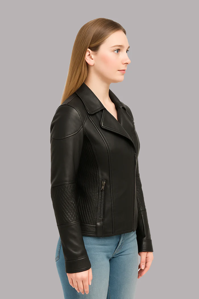 Thora Blaze women's Leather Jacket - Image 15