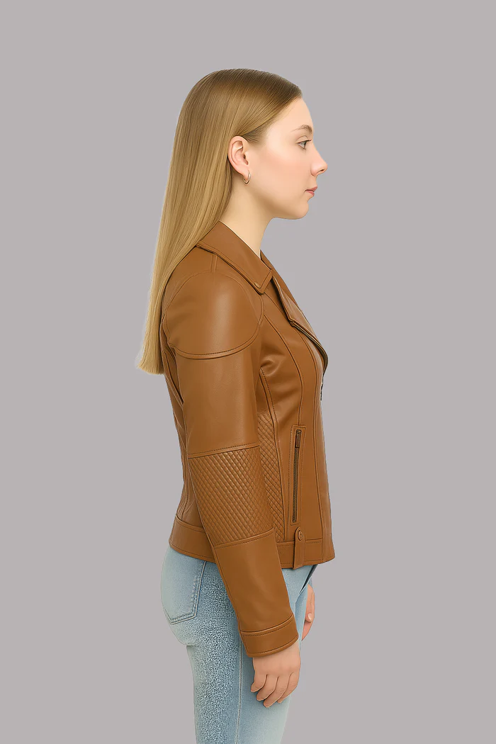 Thora Blaze women's Leather Jacket - Image 6