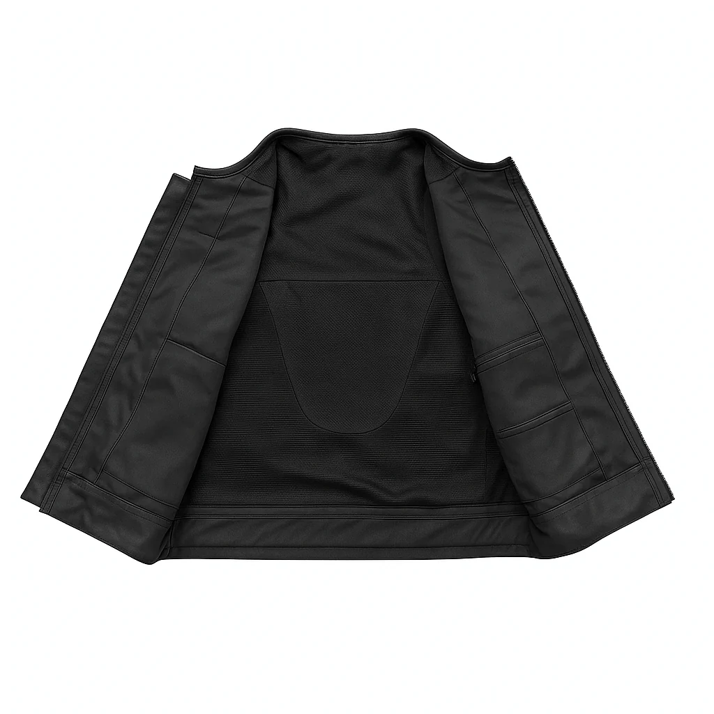 Warpath – Men's Motorcycle Leather Vest - Image 4